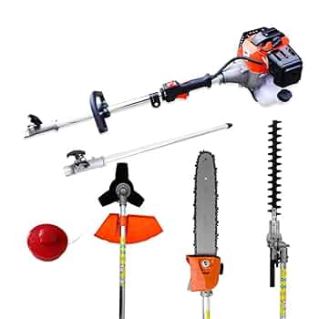 強力52cc5種アタッチメント付｜ナイロン/チップ/チェーン/ローター/バリカン 強力52cc5種アタッチメント付｜ナイロン/チップ/チェーン